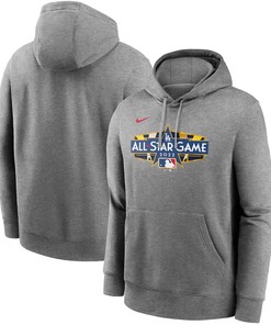 2022 Mlb All-star Game La Fleece Pullover Hoodie - Gray - Robokeg