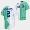 2022-23 All-Star Celebrity Softball Game Los Angeles Dodgers Bryan Cranston 2 White Green Jersey Hombres - Robokeg