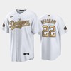 2022-23 All-Star Game Los Angeles Dodgers Clayton Kershaw 22 White Jersey - Robokeg