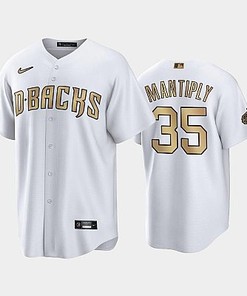 2022-23 All-Star Game NL Arizona Diamondbacks Jersey, White 35 Joe Mantiply Jersey - Robokeg