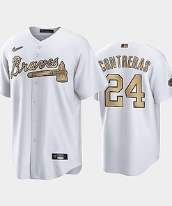 2022-23 All-Star Game NL Atlanta Braves Jersey, White 24 William Contreras Jersey - Robokeg