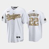 2022-23 All-Star Game NL Los Angeles Dodgers White 22 Clayton Kershaw Jersey - Robokeg
