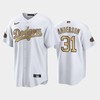2022-23 All-Star Game NL Los Angeles Dodgers White 31 Tyler Anderson Jersey - Robokeg