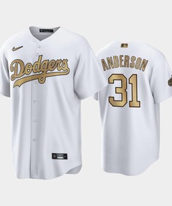 2022-23 All-Star Game NL Los Angeles Dodgers White 31 Tyler Anderson Jersey - Robokeg