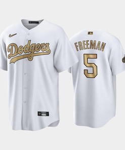 2022-23 All-Star Game NL Los Angeles Dodgers White 5 Freddie Freeman Jersey - Robokeg