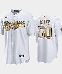 2022-23 All-Star Game NL Los Angeles Dodgers White 50 Mookie Betts Jersey - Robokeg