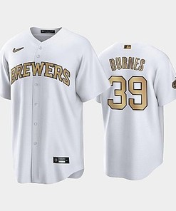2022-23 All-Star Game NL Milwaukee Brewers White 39 Corbin Burnes Jersey - Robokeg