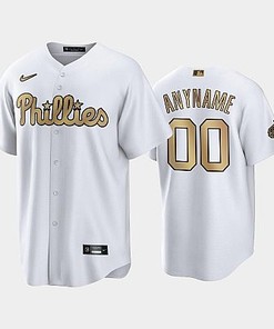 2022-23 All-Star Game NL Philadelphia Phillies White 00 Custom Jersey - Robokeg