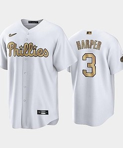2022-23 All-Star Game NL Philadelphia Phillies White 3 Bryce Harper Jersey - Robokeg