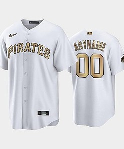 2022-23 All-Star Game NL Pittsburgh Pirates White 00 Custom Jersey - Robokeg