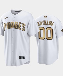 2022-23 All-Star Game NL San Diego Padres White 00 Custom Jersey - Robokeg