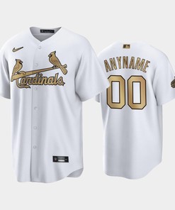 2022-23 All-Star Game NL St. Louis Cardinals White 00 Custom Jersey - Robokeg