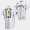 2022-23 All-Star San Francisco Giants Austin Slater 13 White Jersey - Robokeg