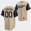 2022-23 Black Heritage Night Los Angeles Dodgers Custom 00 Gold Jersey Exclusive Edition - Robokeg
