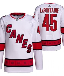 2022-23 Carolina Hurricanes Jack LaFontaine White Away Primegreen Men Jersey Jersey - Robokeg