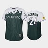 2022-23 City Connect Rockies 24 Ryan McMahon Green Youth Jersey - Robokeg