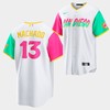 2022-23 City Connect San Diego Padres Manny Machado 13 White Jersey - Robokeg