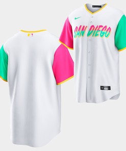 2022-23 City Connect San Diego Padres White Jersey - Robokeg