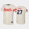 2022-23 City Connect Youth Los Angeles Angels Mike Trout 27 Mike Trout Jersey - Cream - Robokeg