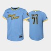 2022-23 City Connect Youth Milwaukee Brewers Josh Hader 71 Josh Hader Jersey - Powder Blue - Robokeg