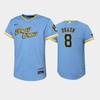 2022-23 City Connect Youth Milwaukee Brewers Ryan Braun 8 Ryan Braun Jersey - Powder Blue - Robokeg