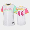 2022-23 City Connect Youth San Diego Padres Joe Musgrove 44 Joe Musgrove Jersey - White - Robokeg