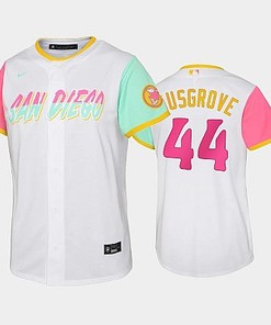 2022-23 City Connect Youth San Diego Padres Joe Musgrove 44 Joe Musgrove Jersey - White - Robokeg