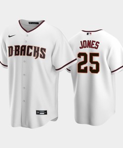 2022-23 Draft Arizona Druw Jones 25 Diamondbacks White Home Jersey - Robokeg