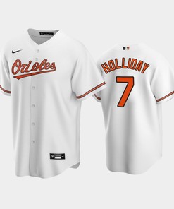 2022-23 Draft Baltimore Orioles Jackson Holliday 7 White Home Jersey - Robokeg