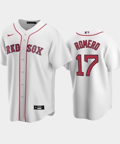 2022-23 Draft Boston Red Sox Mikey Romero 17 White Home Jersey - Robokeg