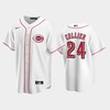 2022-23 Draft Cincinnati Reds Cam Collier 24 White Home Jersey - Robokeg