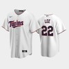 2022-23 Draft Minnesota Twins Brooks Lee 22 White Home Jersey - Robokeg
