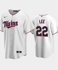 2022-23 Draft Minnesota Twins Brooks Lee 22 White Home Jersey - Robokeg