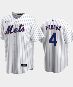 2022-23 Draft New York Mets Kevin Parada 4 White Home Jersey - Robokeg