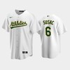 2022-23 Draft Oakland Athletics Daniel Susac 6 White Home Jersey - Robokeg
