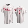 2022-23 Draft Philadelphia Phillies Justin Crawford 3 White Home Jersey - Robokeg
