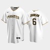 2022-23 Draft Pittsburgh Pirates Termarr Johnson 6 White Home Jersey - Robokeg