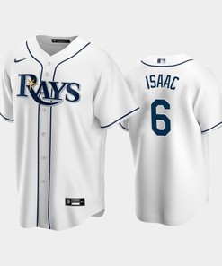 2022-23 Draft Tampa Bay Rays Xavier Isaac 6 White Home Jersey - Robokeg