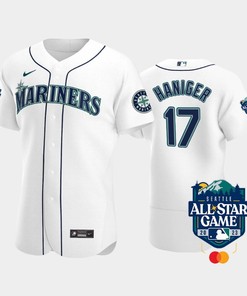 2023 All-Star Game Seattle Mariners 17 Mitch Haniger White Jersey - Robokeg