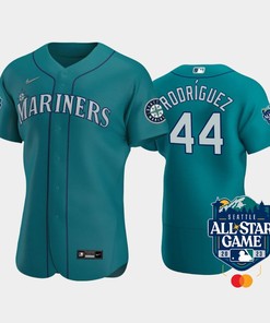 2023 All-Star Game Seattle Mariners 44 Julio Rodriguez Aqua Jersey - Robokeg