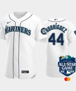 2023 All-Star Game Seattle Mariners 44 Julio Rodriguez White Jersey - Robokeg