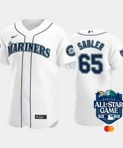 2023 All-Star Game Seattle Mariners 65 Casey Sadler White Jersey - Robokeg