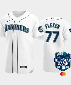 2023 All-Star Game Seattle Mariners 77 Chris Flexen White Jersey - Robokeg