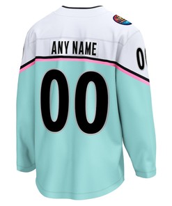 2023 NHL All-Star Game Logo - Western Conference Custom Jersey - White - Robokeg