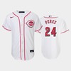 24 Tony Perez Youth Reds Home White Jersey - Robokeg