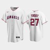 27 Mike Trout White Los Angeles Angels Home Jersey - Robokeg
