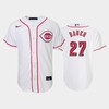 27 Trevor Bauer Youth Reds Home White Jersey - Robokeg