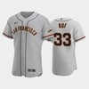 33 Darin Ruf Gray Road San Francisco Giants Jersey - Robokeg