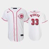 33 Jesse Winker Youth Reds Home White Jersey - Robokeg