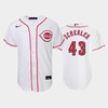 43 Scott Schebler Youth Reds Home White Jersey - Robokeg
